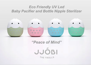 JJOBI Trolls - Eco Friendly Premium UV LED Pacifier Sterilizer - JJOBI_USA